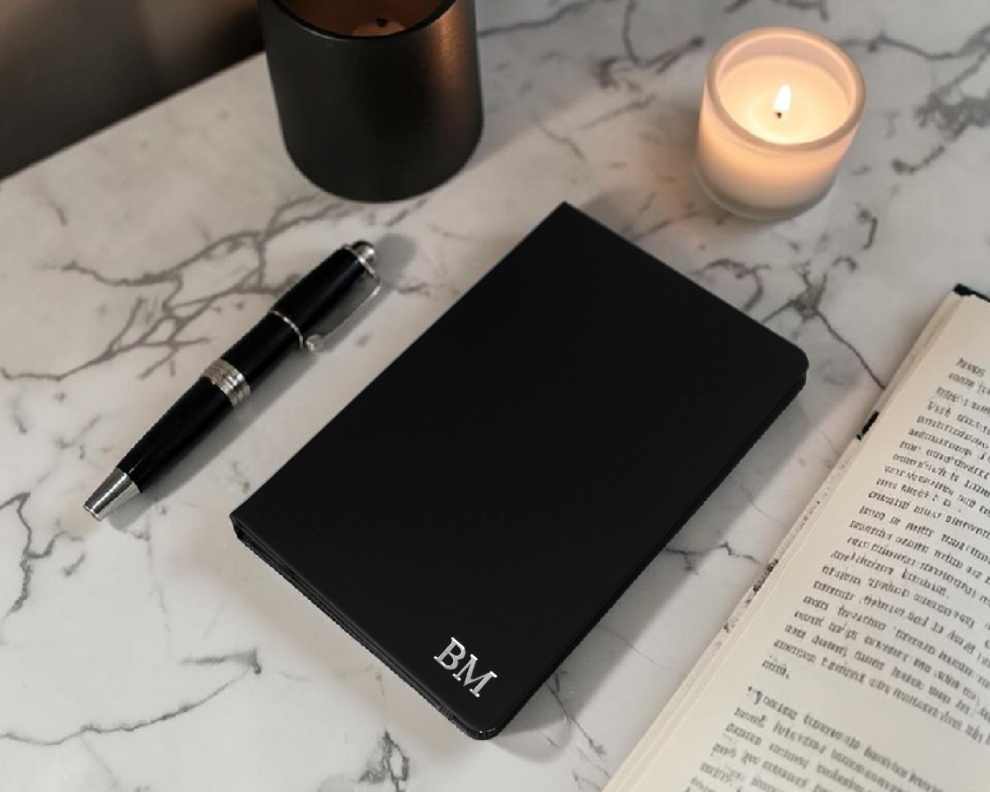 PERSONALISED PU LEATHER NOTEBOOK